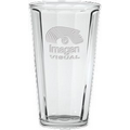 16 Oz. Clear Optic Pint Mixing Glass - Etched